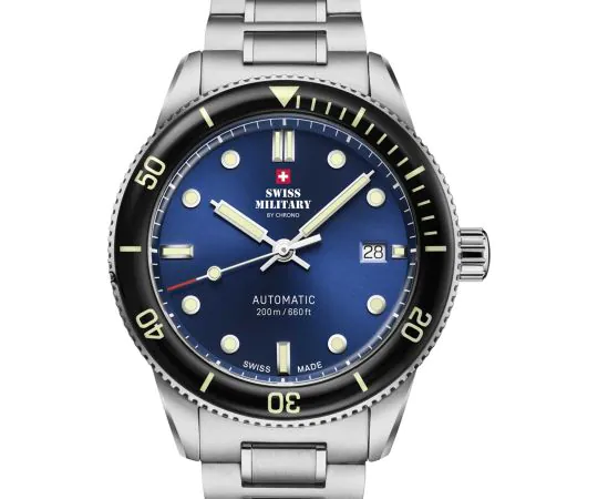 Swiss Military SMA34106.02 Montre Homme Automatique Diver 42mm 20ATM
