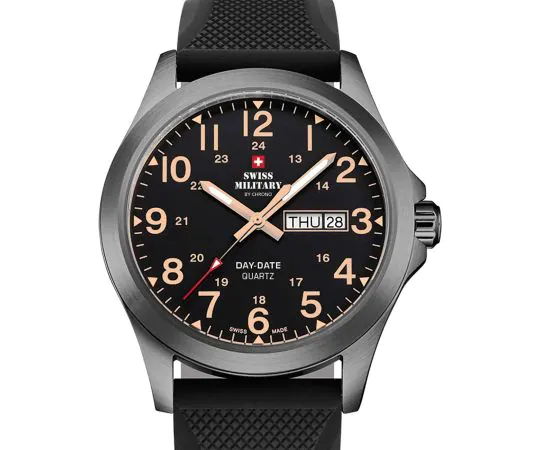 Swiss Military SMP36040.31 Montre Homme Day-Date Quartz 42mm 5ATM