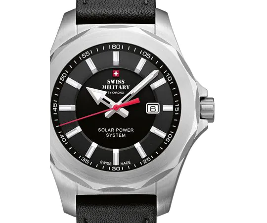 Swiss Military SMS34073.04 solaire Montre Homme 42mm 10ATM