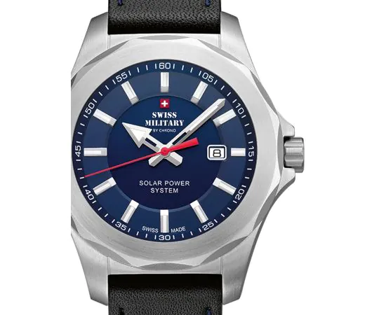 Swiss Military SMS34073.05 solaire Montre Homme 42mm 10ATM