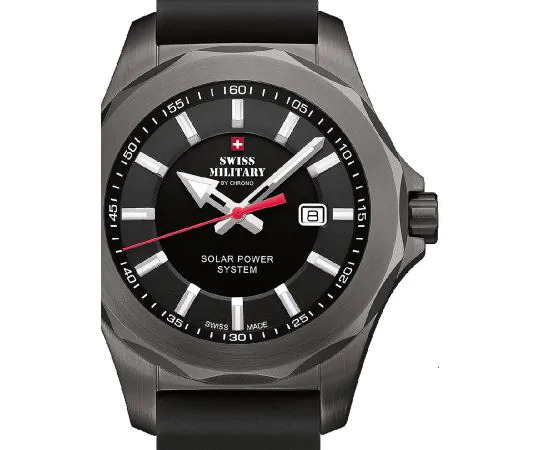 Swiss Military SMS34073.07 solaire Montre Homme 42mm 10ATM