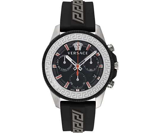 Versace VE3J00222 Greca Action Chronographe Montre Homme 45mm 5ATM