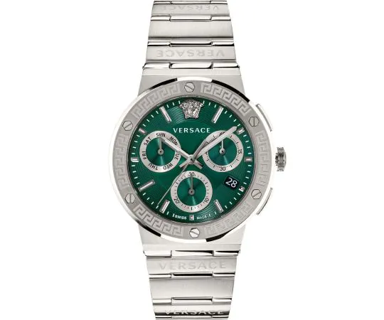 Versace VEZ900121 Montre Homme Greca Collection Chrono 43mm 5ATM