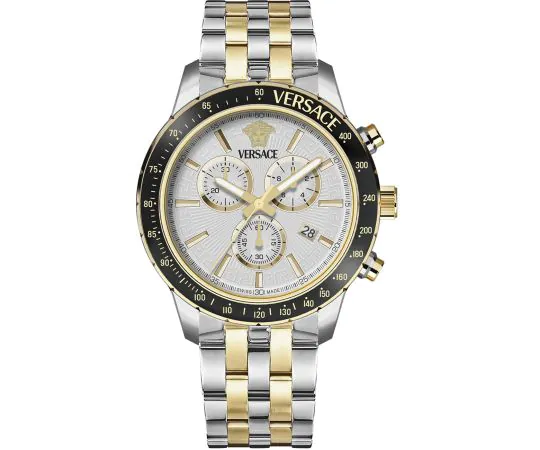 Versace VEZCA0624 Montre Homme Sport Chronographe 44mm 5ATM