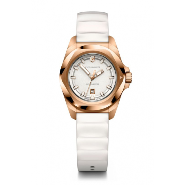 Victorinox - Montre Femme Small - cadran blanc - acier - Ref 242037